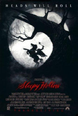 Sleepy Hollow movie poster Metal Print 8in x 12in