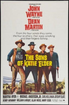 Sons Of Katie Elder movie poster Metal Print 8in x 12in