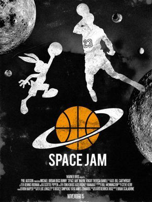 Spacejam movie poster Metal Print 8in x 12in