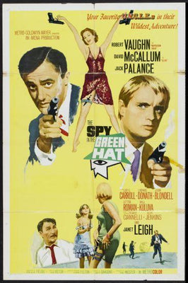 Spy In The Green Hat Movie Poster Metal Poster Choose Style The Poster Depot