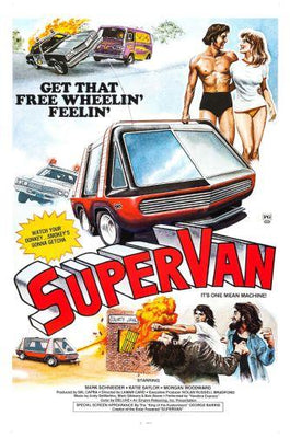 Supervan Metal Movie Poster 8in x 12in The Poster Depot