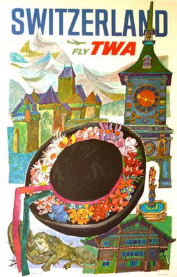 Switzerland Tourism poster 11inx17in The Poster Depot