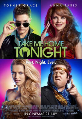 Take Me Home Tonight movie poster Metal Print 8in x 12in