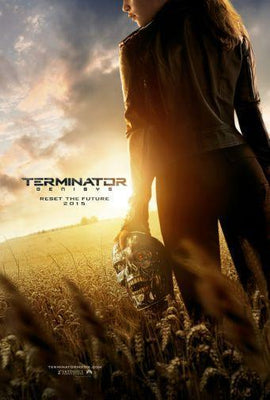 Terminator Genisys movie poster Metal Print 8in x 12in