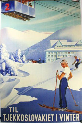 Czechoslovakia Tourism Poster 27inx40in The Poster Depot