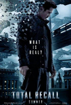 Total Recall 2012 Metal Movie Poster 8in x 12in