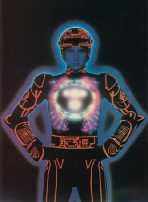 Tron Bruce Boxleitner Metal Movie Poster 8in x 12in