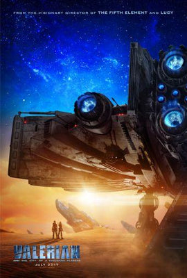 Valerian Metal Movie Poster 8in x 12in