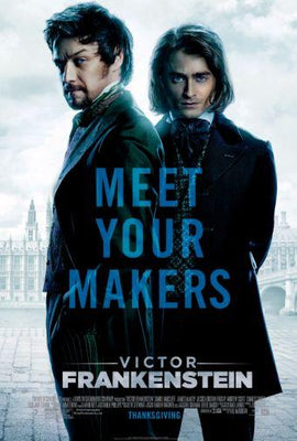 Victor Frankenstein Metal Movie Poster 8in x 12in The Poster Depot