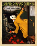 Victoria Arduino Coffee 1922 poster tin Metal Print Wall Art