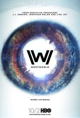 Westworld poster tin Metal Print Wall Art