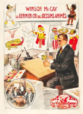 Winsor Mccay Metal Movie Poster 8in x 12in The Poster Depot