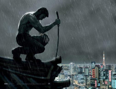 Entertainment Room Decor Wolverine movie poster Metal Print 8in x 12in