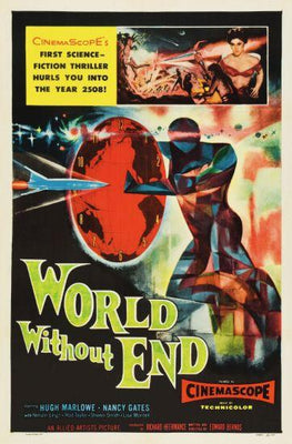 World Without End Metal Movie Poster 8in x 12in The Poster Depot