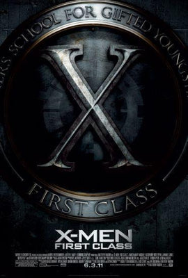 Xmen First Class movie poster Metal Print 8in x 12in