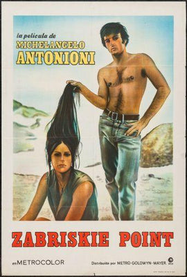 Zabriskie Point Metal Movie Poster 8in x 12in