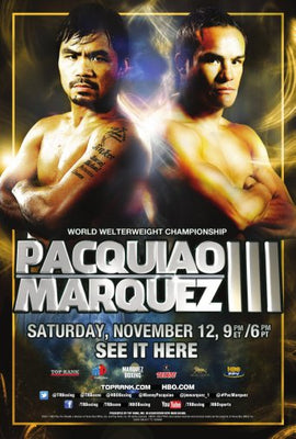 Boxingmanny Pacquiao Vs. Juan Manuel Marquez Poster 11x17 Poster 11x17 The Poster Depot