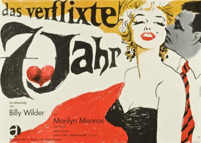 Seven Year Itch Metal Movie Poster 8in x 12in The Poster Depot