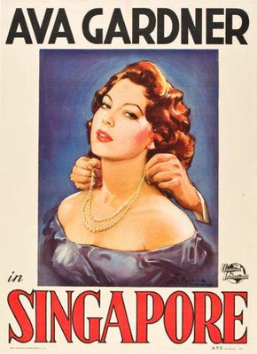 Singapore Metal Movie Poster 8in x 12in