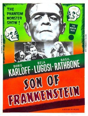 Son Of Frankenstein movie poster Metal Print 8in x 12in