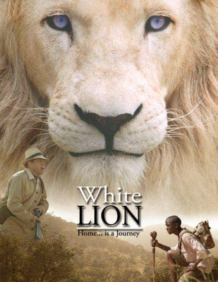 White Lion Metal Movie Poster 8in x 12in