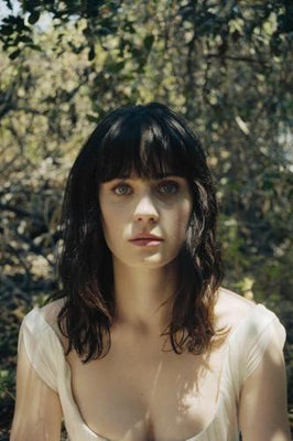 Zooey Deschanel Metal Print 8in x 12in