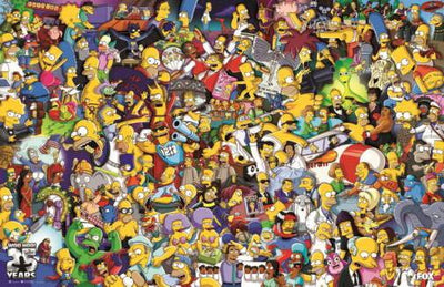 Simpsons The Metal Poster Print 8in x 12in 12"x16" The Poster Depot